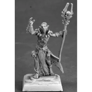 Reaper Miniatures Nanuranidd, Dark Elf Sorcerer #14635 Warlord Unpainted Mini - Your Source for Gaming Essentials Hot