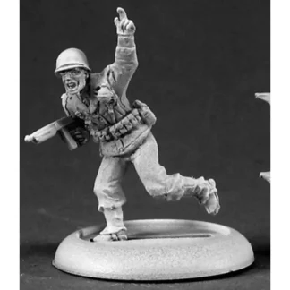 Reaper Miniatures NCO Wally Clark #50335 Chronoscope D&D Unpainted Metal Figure - Your Source for Gaming Essentials Cheap