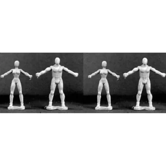 Reaper Miniatures Non-Heroic Dollies (4) #75008 Sculpting Accessories Figure - Your Source for Gaming Essentials Best
