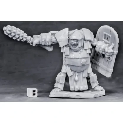 Reaper Miniatures Ogre Chieftain#77566 Bones Unpainted Plastic RPG Mini Figure - Your Source for Gaming Essentials Discount