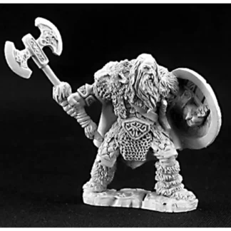 Tabletop Miniatures | Reaper Miniatures Olaf, Viking Chieftain #03240 Dark Heaven Unpainted Metal - Your Source for Gaming Essentials
