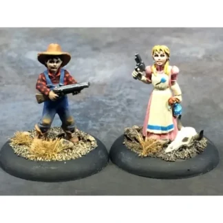 Reaper Miniatures Old West Kids (2) #50334 Chronoscope Unpainted RPG Mini Figure - Your Source for Gaming Essentials Hot
