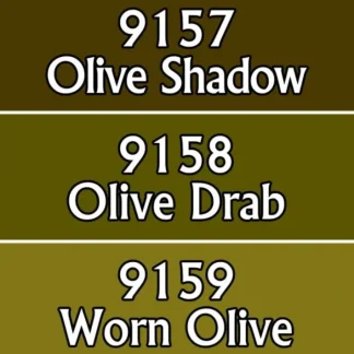 Reaper Miniatures Olive Drabs #09753 Master Series Triads 3 Pack .5oz Paint - Your Source for Gaming Essentials Flash Sale