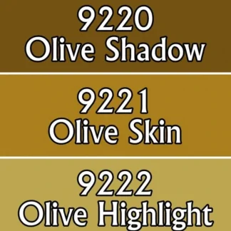 Reaper Miniatures Olive Skintones #09774 Master Series Triads 3 Pack .5oz Paint - Your Source for Gaming Essentials Shop