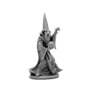 Reaper Miniatures Oman Ruul, Wizard #77662 Bones Unpainted Plastic Figure - Your Source for Gaming Essentials Cheap