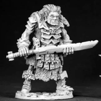 Reaper Miniatures Orankar, Ogre Boss #02537 Dark Heaven Legends Unpainted Metal - Your Source for Gaming Essentials Cheap