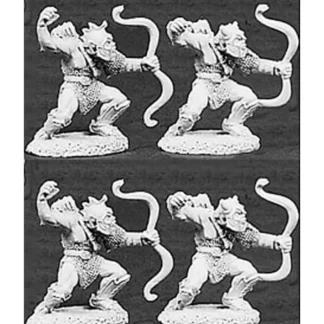 Reaper Miniatures Orc Archers (4 Pieces) #06016 Dark Heaven Legends Army Packs - Your Source for Gaming Essentials Outlet