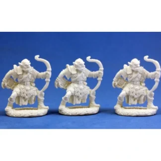 Reaper Miniatures Orc Archers (3) #77002 Bones Unpainted Plastic RPG Mini Figure - Your Source for Gaming Essentials Best Sale