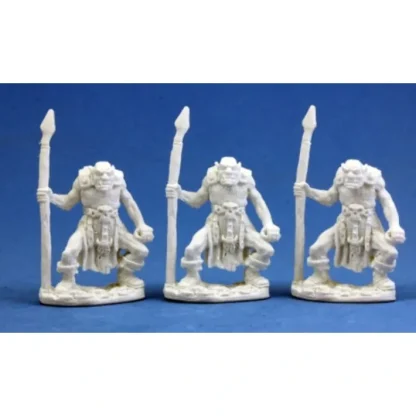 Reaper Miniatures Orc Spearmen (3) #77003 Bones Plastic D&D RPG Mini Figure - Your Source for Gaming Essentials Shop