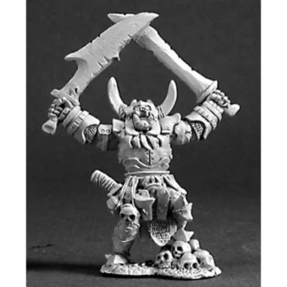 Reaper Miniatures Orc Warboss #03218 Dark Heaven Legends Unpainted Metal Figure - Your Source for Gaming Essentials Shop