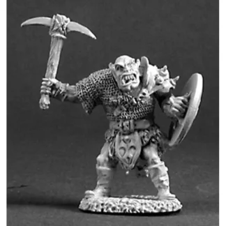 Reaper Miniatures Orc Warrior #03219 Dark Heaven Legends Unpainted Metal Figure - Your Source for Gaming Essentials Hot