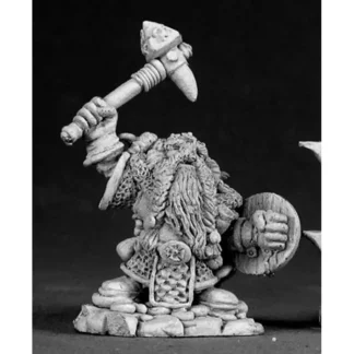 Reaper Miniatures Orin Ramheim, Dwarf Warrior 03051 Dark Heaven Unpainted Metal - Your Source for Gaming Essentials Outlet