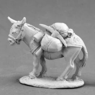 Reaper Miniatures Pack Donkey #03671 Dark Heaven Legends Unpainted Metal Figure - Your Source for Gaming Essentials Clearance