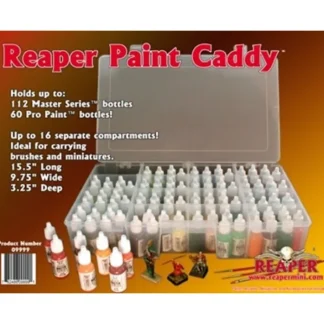Reaper Miniatures Paint Caddy #09999 for up to 112 Master Series Bottles - Your Source for Gaming Essentials Online