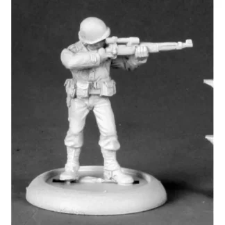 Reaper Miniatures Pfc. Max Dansworth #50338 Chronoscope Unpainted Metal Figure - Your Source for Gaming Essentials New