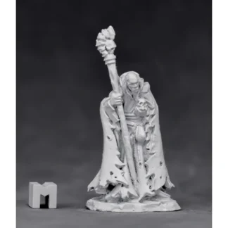 Reaper Miniatures Phineas Greybone, Necromancer #03880 Unpainted Metal Figure - Your Source for Gaming Essentials Store