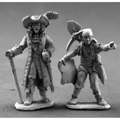 Reaper Miniatures Pirate Lord and Cabin Boy #03635 Dark Heaven Unpainted Metal - Your Source for Gaming Essentials Flash Sale