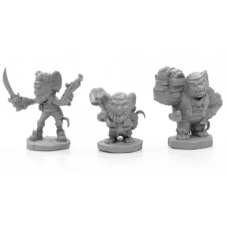 Reaper Miniatures Pirate Mousling Crew (3) #04027 Unpainted Metal Figure - Your Source for Gaming Essentials Sale