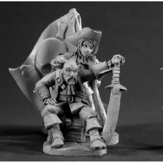 Reaper Miniatures Pirate King and Queen #03353 Dark Heaven Unpainted Metal - Your Source for Gaming Essentials Clearance