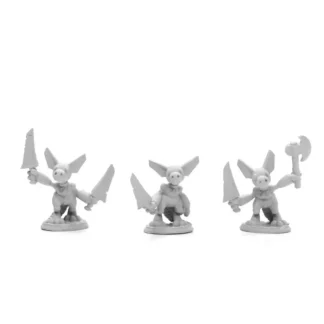 Reaper Miniatures Pizza Dungeon Animatronic Kobolds (3) #04005 Unpainted Metal - Your Source for Gaming Essentials Cheap