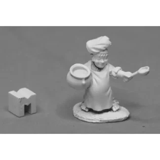 Reaper Miniatures Pudgin Panflour, Halfling Cook #03949 Unpainted Metal Figure - Your Source for Gaming Essentials Shop