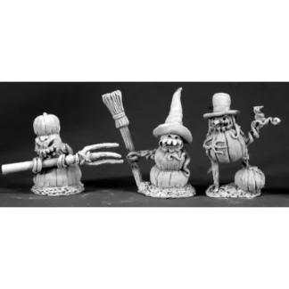 Reaper Miniatures Pumpkin Horrors (3 Pieces) #03356 Dark Heaven Unpainted Metal - Your Source for Gaming Essentials Discount