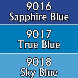 Reaper Miniatures Pure Blues #09706 Master Series Triads 3 Pack .5oz Paint - Your Source for Gaming Essentials Online