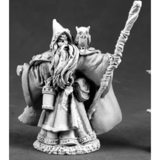 Reaper Miniatures Qualanar, Human Wizard #03693 Dark Heaven Unpainted Metal - Your Source for Gaming Essentials Outlet