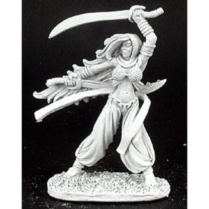 Reaper Miniatures Rasia, Bladedancer #02970 Dark Heaven Legends Unpainted Metal - Your Source for Gaming Essentials Store