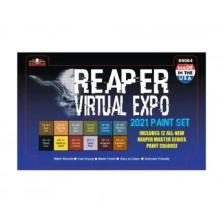 Reaper Miniatures Reaper Virtual Expo 2021 MSP Colors Paint Set (12 Paints) - Your Source for Gaming Essentials Discount