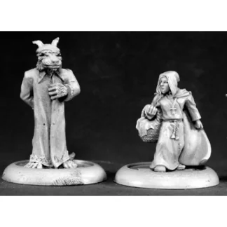 Reaper Miniatures Red Riding Hood and Big Bad Wolf #50073 Chronoscope Figure - Your Source for Gaming Essentials Cheap