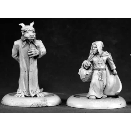 Reaper Miniatures Red Riding Hood and Big Bad Wolf #50073 Chronoscope Figure - Your Source for Gaming Essentials Cheap