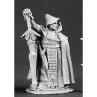 Reaper Miniatures Reeve the Pious Holy Warrior 03498 Dark Heaven Unpainted Mini - Your Source for Gaming Essentials Online