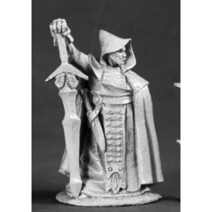 Reaper Miniatures Reeve the Pious Holy Warrior 03498 Dark Heaven Unpainted Mini - Your Source for Gaming Essentials Online