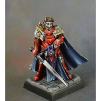 Reaper Miniatures Remus Raducan, Blood Wolf Castellan 03912 Unpainted Metal Mini - Your Source for Gaming Essentials New