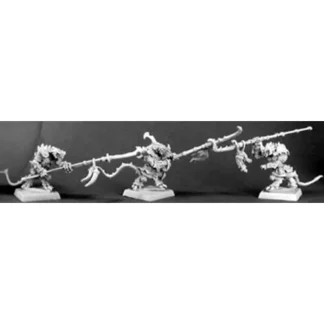 Reaper Miniatures Reptus Longstrikers (7) 06158 Warlord Army Pack Unpainted Mini - Your Source for Gaming Essentials Best