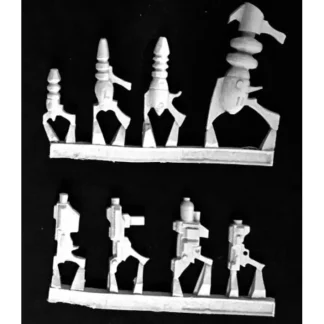 Reaper Miniatures Retro Sci-Fi Weapons (8) #50332 Chronoscope Unpainted Metal - Your Source for Gaming Essentials New