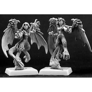Reaper Miniatures Reven Harpies (6) #06183 Warlord Army Pack Unpainted D&D Mini - Your Source for Gaming Essentials Flash Sale