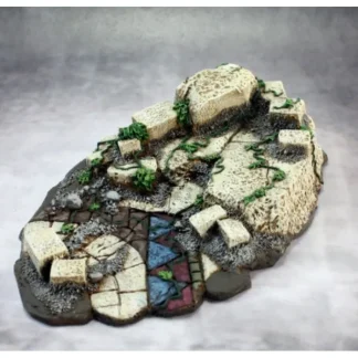Reaper Miniatures Ruins Vignette Base (Resin) #74027 Unpainted Accessory - Your Source for Gaming Essentials Flash Sale