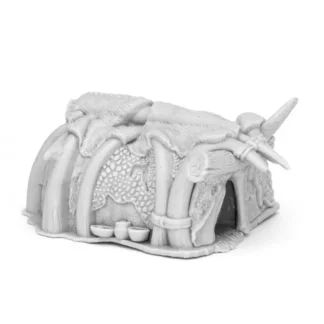 Reaper Miniatures Runehorn Hut #44087 Bones Black Unpainted Plastic RPG Figure - Your Source for Gaming Essentials Cheap