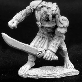 Reaper Miniatures Sabertooth Tiger Man #02785 Dark Heaven Unpainted Metal - Your Source for Gaming Essentials Discount