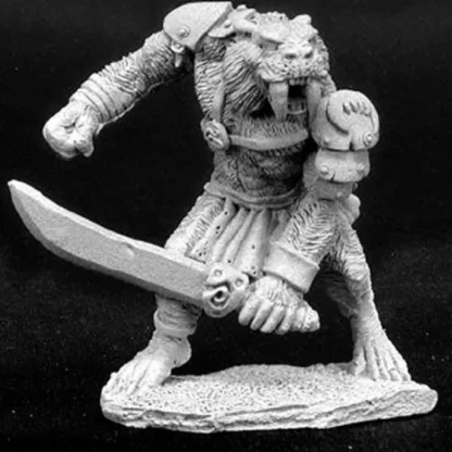 Reaper Miniatures Sabertooth Tiger Man #02785 Dark Heaven Unpainted Metal - Your Source for Gaming Essentials Discount