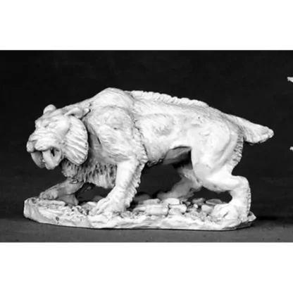 Reaper Miniatures Sabertooth Tiger #02480 Dark Heaven Legends Unpainted Metal - Your Source for Gaming Essentials Best