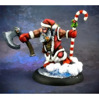 Reaper Miniatures Santa Dwarf (2014) #01552 Special Edition Unpainted Metal Mini - Your Source for Gaming Essentials Best Sale