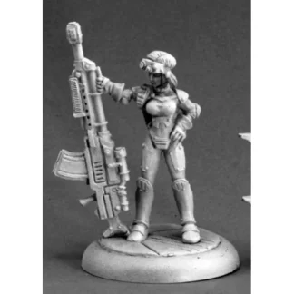 Reaper Miniatures Sarah Blitzer, IMEF Sniper #50274 Chronoscope RPG Mini Figure - Your Source for Gaming Essentials Best