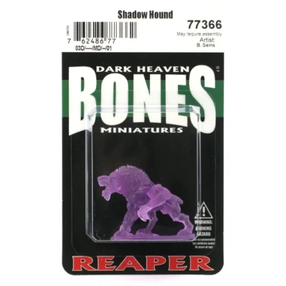 Reaper Miniatures Shadow Hound #77366 Bones Plastic D&D RPG Mini Figure - Your Source for Gaming Essentials Best