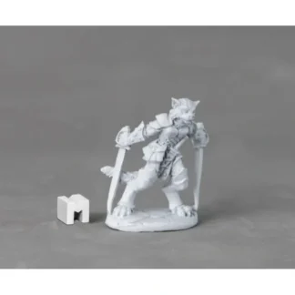Reaper Miniatures Shadoweyes, Catfolk Rogue#03894 Dark Heaven Unpainted Metal - Your Source for Gaming Essentials Fashion