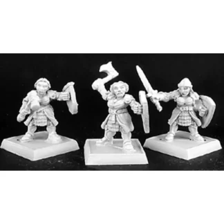 Reaper Miniatures Shield Maidens (9), Dwarf Adept #06115 Warlord Army Unpainted - Your Source for Gaming Essentials Flash Sale