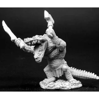 Reaper Miniatures Shrend, Alligator-Man #02763 Dark Heaven Unpainted Metal - Your Source for Gaming Essentials Store