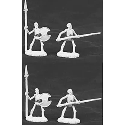 Reaper Miniatures Skeleton Spearmen 4 Pcs #06006 Dark Heaven Legends Army Packs - Your Source for Gaming Essentials Shop